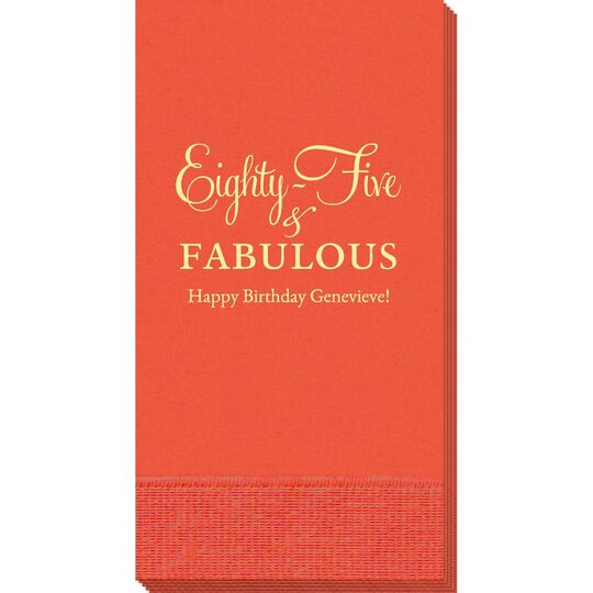 Eighty-Five & Fabulous Guest Towels